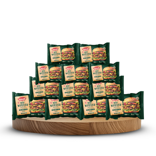 باقة برجر بقري القوصي (12 كيس × 500 جم) – 6 كجم - Al-Goussi Beef Burger Bundle (12 Bags × 500 gm) – 6 KG