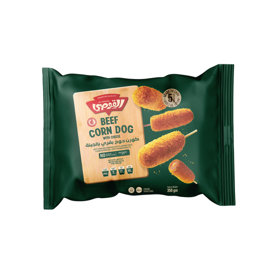 Beef Corn Dog 350gm - كورن دوج القوصي 350جم